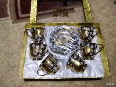 Лот: 14730659. Фото: 1. Чайный набор 6персон. Кружки, стаканы, бокалы