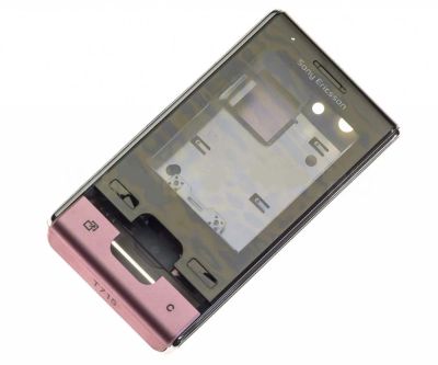 Лот: 25352901. Фото: 1. Корпус Sony Ericsson T715 Розовый... Корпуса, клавиатуры, кнопки