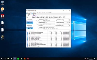 Лот: 16429365. Фото: 1. SSD 128 Gb M.2 2280 B&M Samsung... SSD-накопители