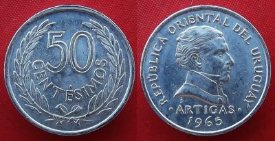 Лот: 25079508. Фото: 1. (№4853-Э252/50/LM) 50 сентесимо... Америка
