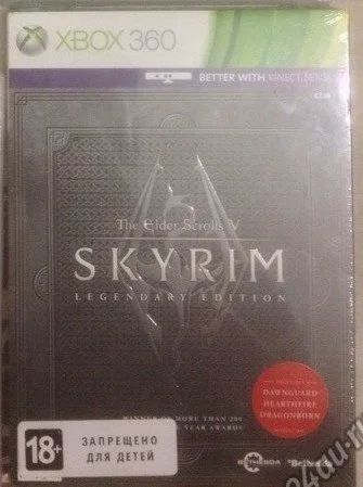 Лот: 4280289. Фото: 1. The Elder Scrolls V Skyrim Legendary... Игры для консолей