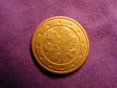 Лот: 5567826. Фото: 1. 2 евроцента 2007, Германия, дубовый... Европа