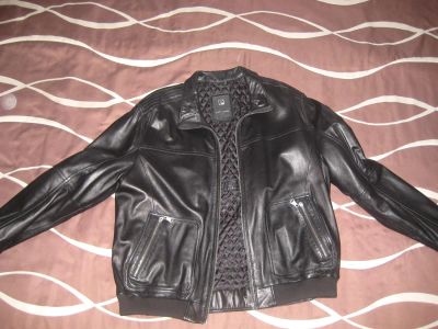 Лот: 3609143. Фото: 1. Куртка кожаная Pieer Cardin,оригинал... Верхняя одежда