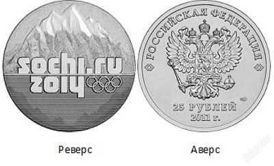 Лот: 3143066. Фото: 1. Монеты СОЧИ-2014. Россия после 1991 года