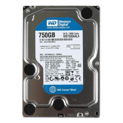 Лот: 4484836. Фото: 1. WDC WD7500AALX-009BA0 750GB 7200rpm... Жёсткие диски (HDD)