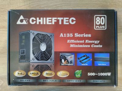 Лот: 12989977. Фото: 1. Блок питания Chieftec APS-650C... Корпуса, блоки питания