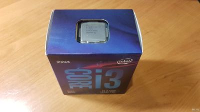 Лот: 17005316. Фото: 1. Процессор Intel Core i3-9100F... Процессоры