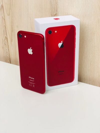 Лот: 12727883. Фото: 1. iPhone 8 256 GB Red Product (красный... Смартфоны