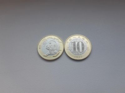 Лот: 18667863. Фото: 1. Китай 10 юаней 2022 " Год Тигра... Азия
