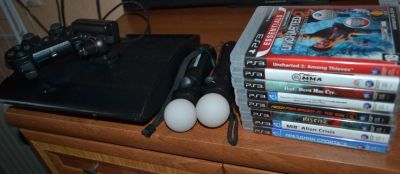 Лот: 4382086. Фото: 1. Play Station 3 500 Gb + 2 мувика... Игровые приставки, консоли