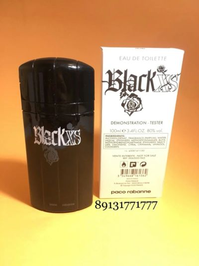Лот: 11727526. Фото: 1. Paco Rabanne XS Black. Мужская парфюмерия