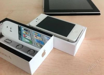 Лот: 1230680. Фото: 1. "apple iphone 4 32 gb (новый... Смартфоны