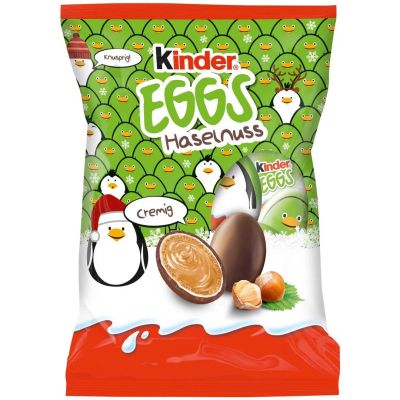 Лот: 12712289. Фото: 1. Шоколадные яички kinder с ореховым... Шоколад, конфеты