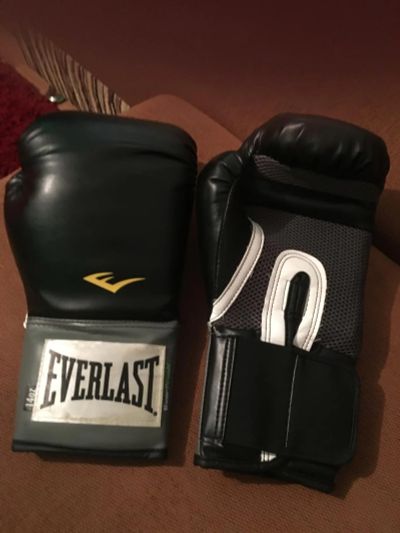 Лот: 7139896. Фото: 1. Перчатки боксерские Everlast 14oz. Перчатки