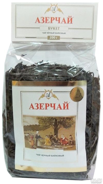 Лот: 13724039. Фото: 1. Чай Азерчай (лист) Букет 200 гр. Чай, кофе, какао