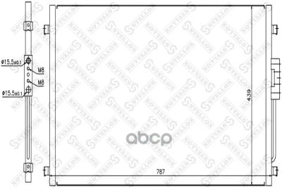 Лот: 21890934. Фото: 1. 10-45186-Sx_!Радиатор Конд Chrysler... Другое (автозапчасти)