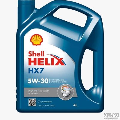 Лот: 11188156. Фото: 1. shell helix HX7 5w30 4литра. Масла, жидкости