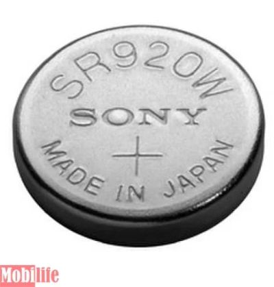 Лот: 7289888. Фото: 1. Батарейка SONY (371) (SR920SW... Батарейки, аккумуляторы, элементы питания