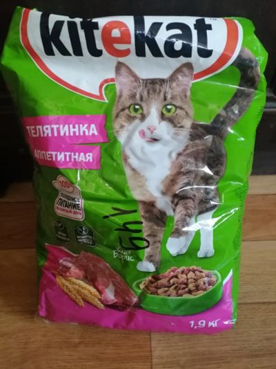 Лот: 25720546. Фото: 1. Сухой корм для кошек kitekat. Корма