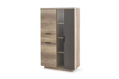 Лот: 23626373. Фото: 1. Шкаф с витриной Hoff Kaylas. Гостиные, стенки, горки