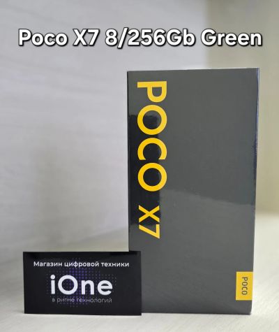 Лот: 25042405. Фото: 1. Poco X7 8/256Gb Green (Новый). Смартфоны