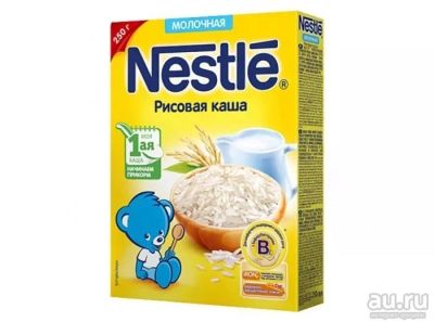 Лот: 10036007. Фото: 1. nestle рисовая каша. Детское питание