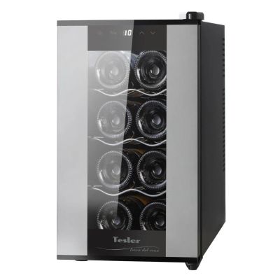Лот: 24659481. Фото: 1. Винный шкаф Tesler WCV-080 Silver. Холодильники, морозильные камеры