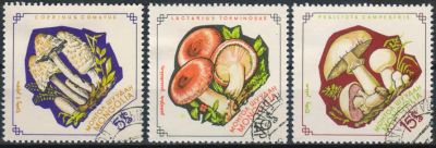 Лот: 19477465. Фото: 1. 1964. Монголия. Грибы. н.с... Марки