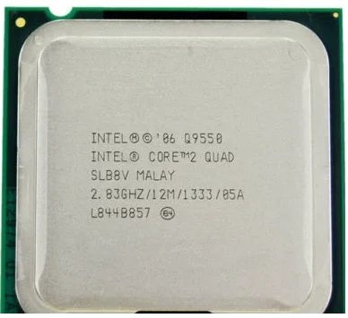 Лот: 16968176. Фото: 1. 4-ядерный Intel core 2Quad Q9550... Процессоры