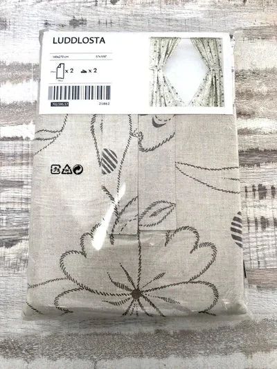 Лот: 15832658. Фото: 1. штора Ikea Луддлоста (Luddlosta... Шторы, тюль