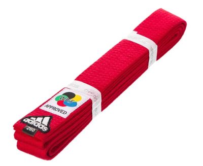 Лот: 22937416. Фото: 1. Пояс для карате Adidas Elite WKF... Одежда для боевых искусств