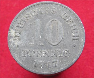 Лот: 11005453. Фото: 1. Монета № 19026 Германия, 1917год. Остальные страны