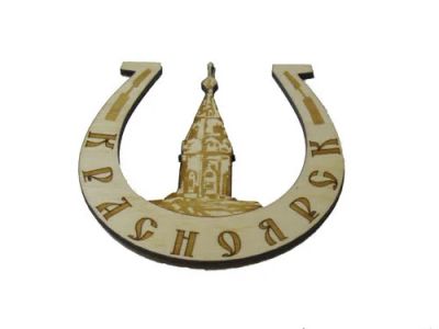 Лот: 10552170. Фото: 1. Магнит - подкова "Часовня. Магниты сувенирные