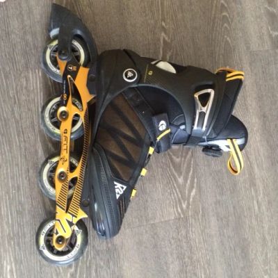Лот: 5344395. Фото: 1. ролики K2 FIT boa состояние новых... Роликовые коньки, скейтборды, самокаты