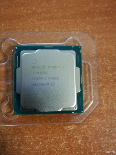 Лот: 12793220. Фото: 1. Процессор Intel Core i7-8700K. Процессоры