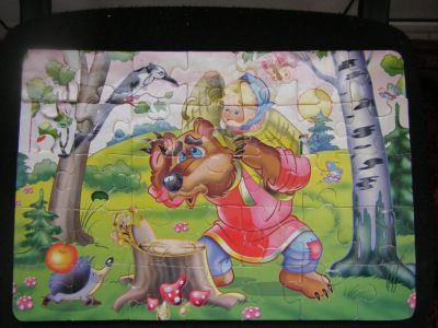 Лот: 6955552. Фото: 1. Пазлы "Маша и медведь". Пазлы