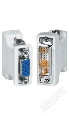 Лот: 2008591. Фото: 1. переходники с vga на dvi-i,. Шлейфы, кабели, переходники