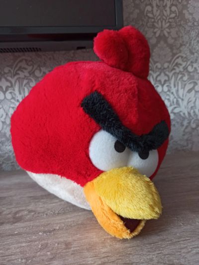 Лот: 17175927. Фото: 1. Игрушка Angry birds. Мягкие