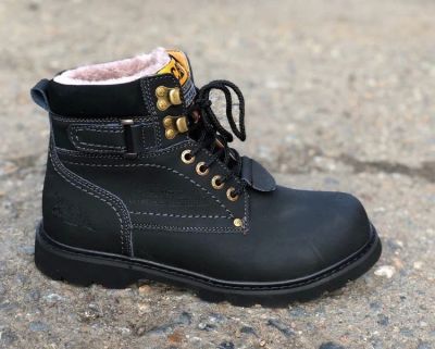 Лот: 15292548. Фото: 1. Ботинки Caterpillar Black winter... Ботинки, полуботинки
