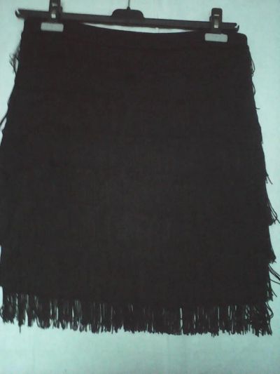 Лот: 4811363. Фото: 1. юбка черная (стрейч ,бахрома). Юбки