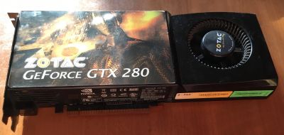 Лот: 19198722. Фото: 1. Zotac GeForce GTX 280 (читаем... Видеокарты
