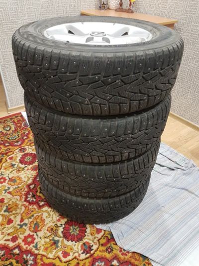 Лот: 16776047. Фото: 1. Комплект зимних шин Nokian Hakkapeliitta... Шины