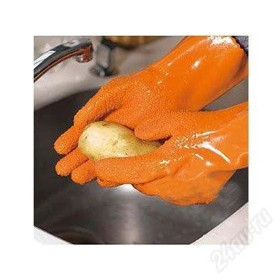 Лот: 2358379. Фото: 1. перчатки для мытья, чистки картофеля... Другое (посуда, кухонная утварь)