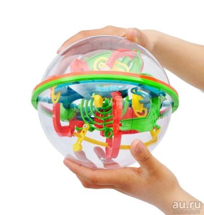Лот: 9151866. Фото: 1. Шар-лабиринт (A-Maze ball), 100... Развивающие