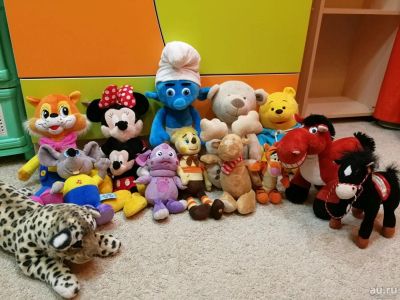 Лот: 13271370. Фото: 1. Продам мягкие игрушки в отличном... Мягкие