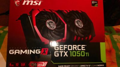Лот: 9660791. Фото: 1. Geforce GTX 1050 ti 4gb gaming... Видеокарты
