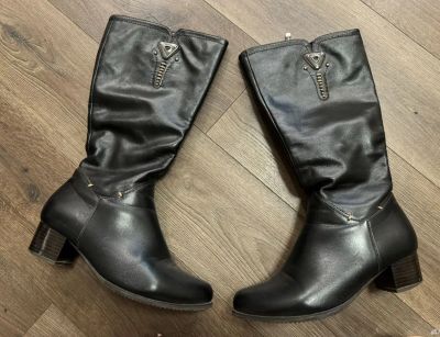 Лот: 24999806. Фото: 1. Сапоги демисезон 37. Удобные... Сапоги