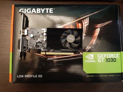 Лот: 13314364. Фото: 1. Видеокарта Gigabyte GeForce GT... Видеокарты