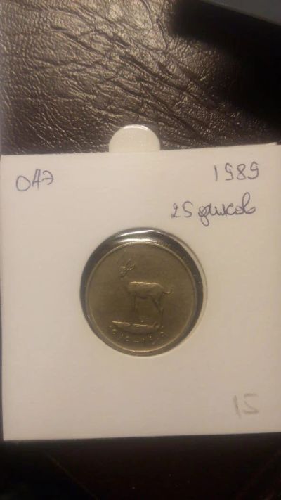 Лот: 10761191. Фото: 1. 652 ОАЭ 25 филсов 1989 год. Азия