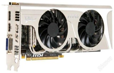 Лот: 872780. Фото: 1. MSI Radeon HD 5850 725 Mhz Twin... Видеокарты